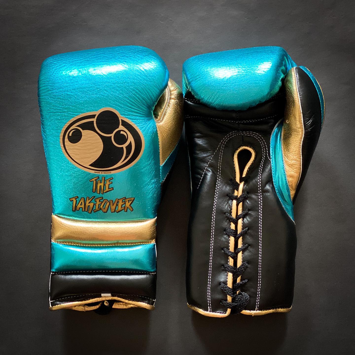 Customizable boxing glove , Fiest Gloves online , High Quality COPIES of Branded Gloves Blue/Gold
