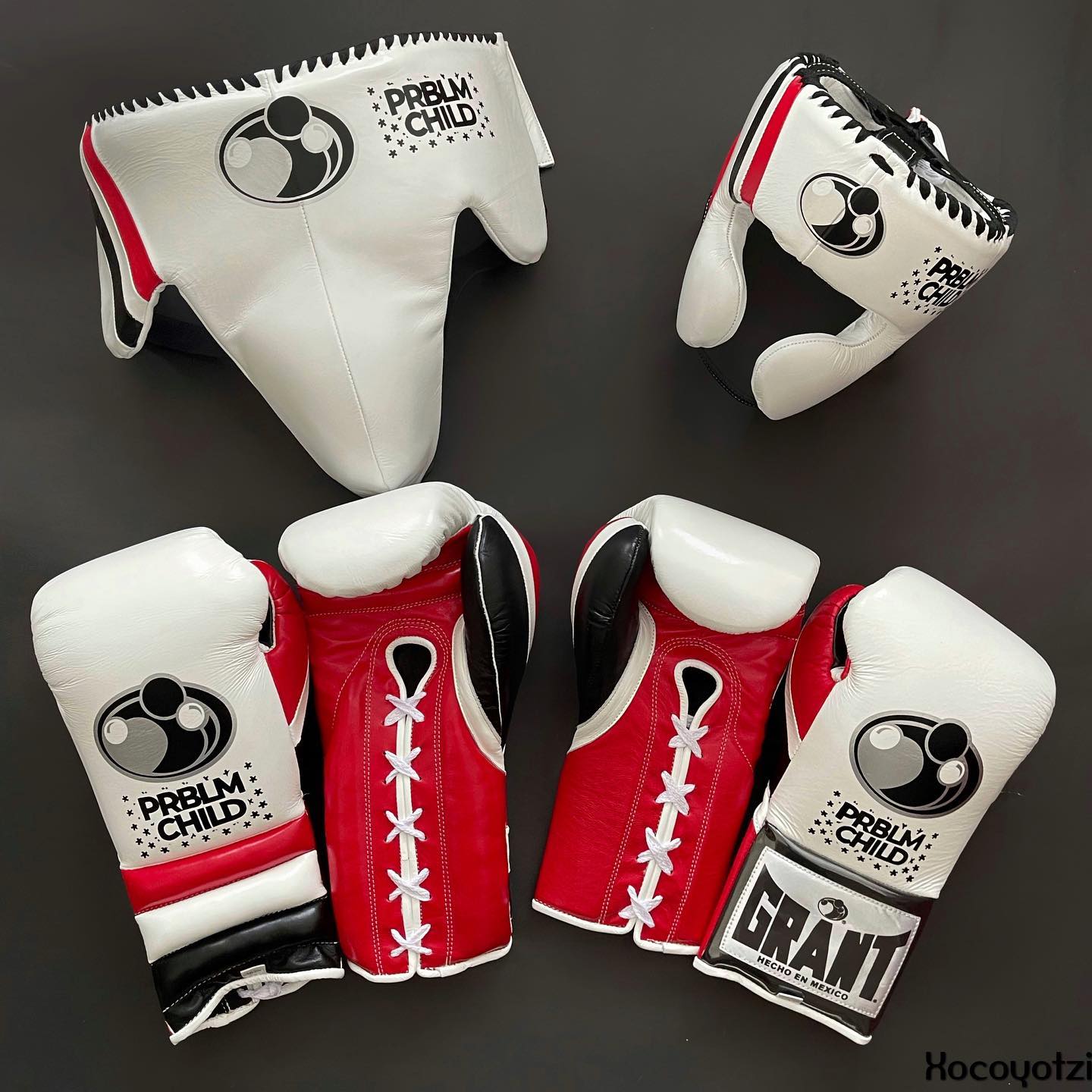 Customizable Boxing Sets Red/White