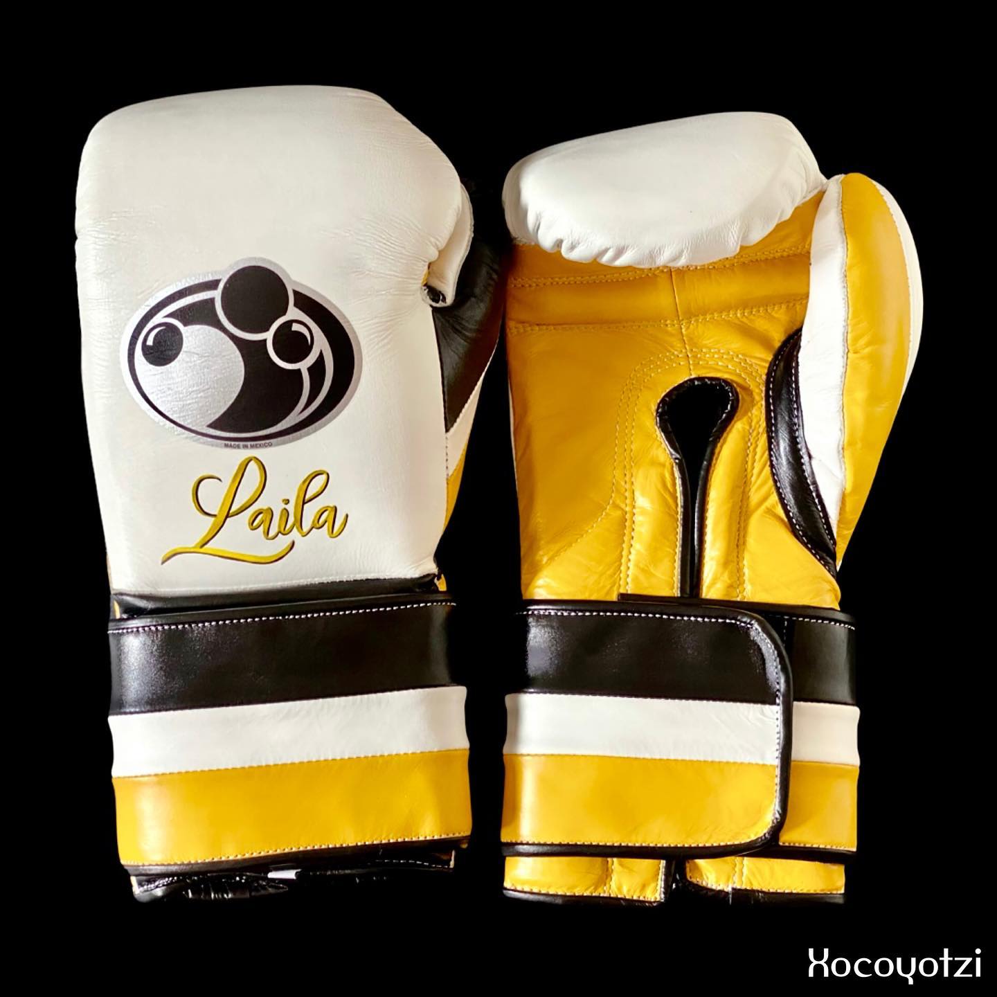 Customizable boxing glove , Fiest Gloves online , High Quality COPIES of Branded Gloves White/Yellow