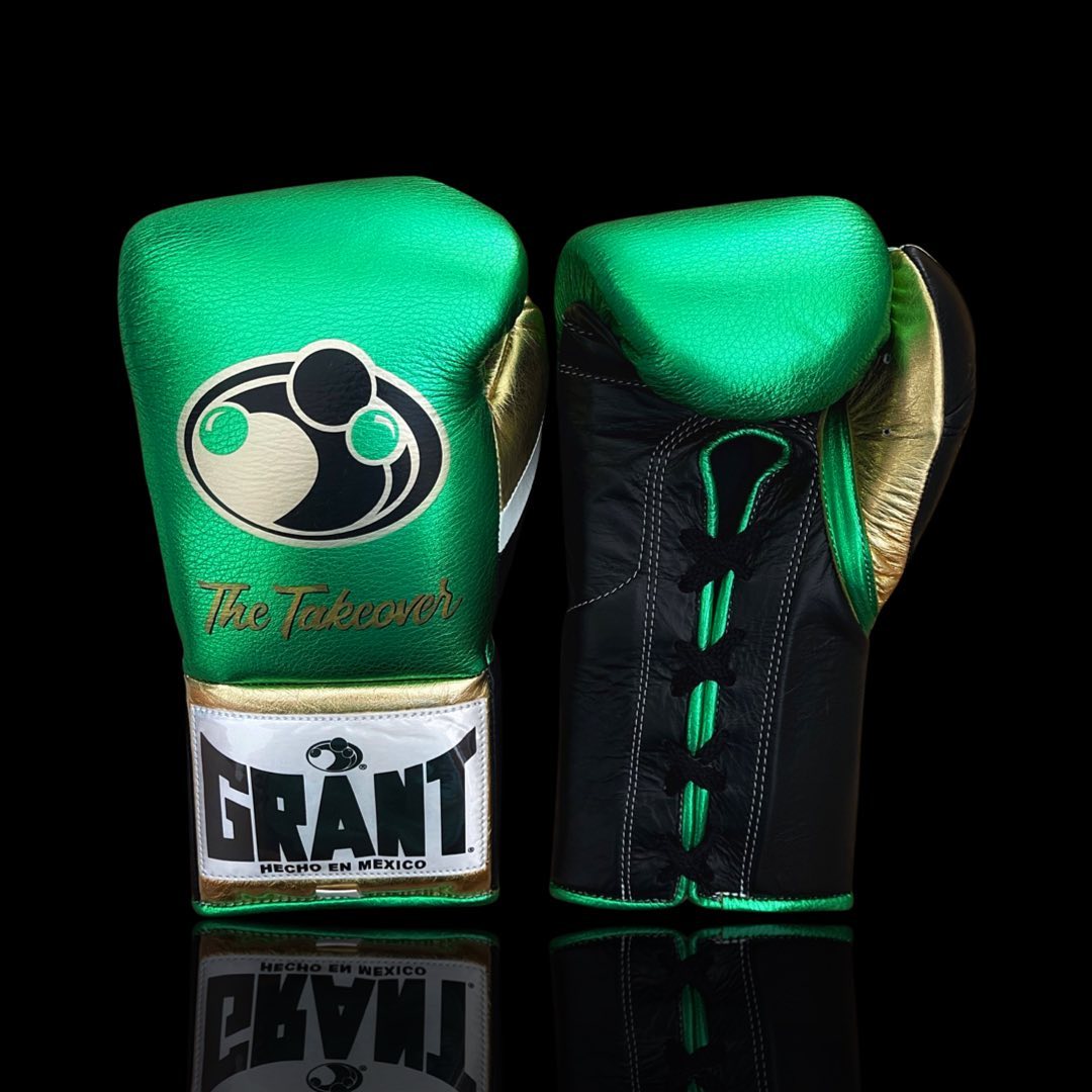 Customizable Boxing Sets Green/Gold