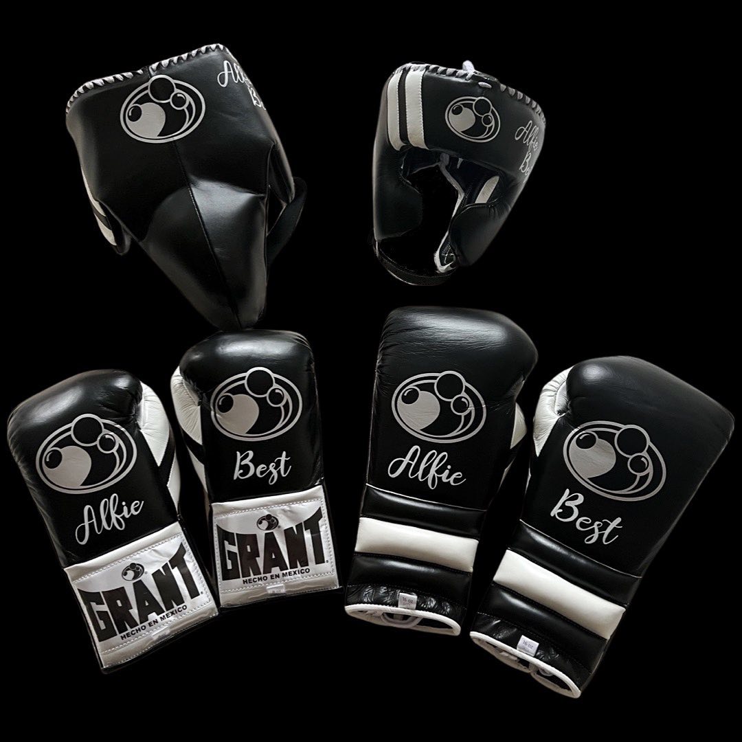Customizable Boxing Sets Black/White