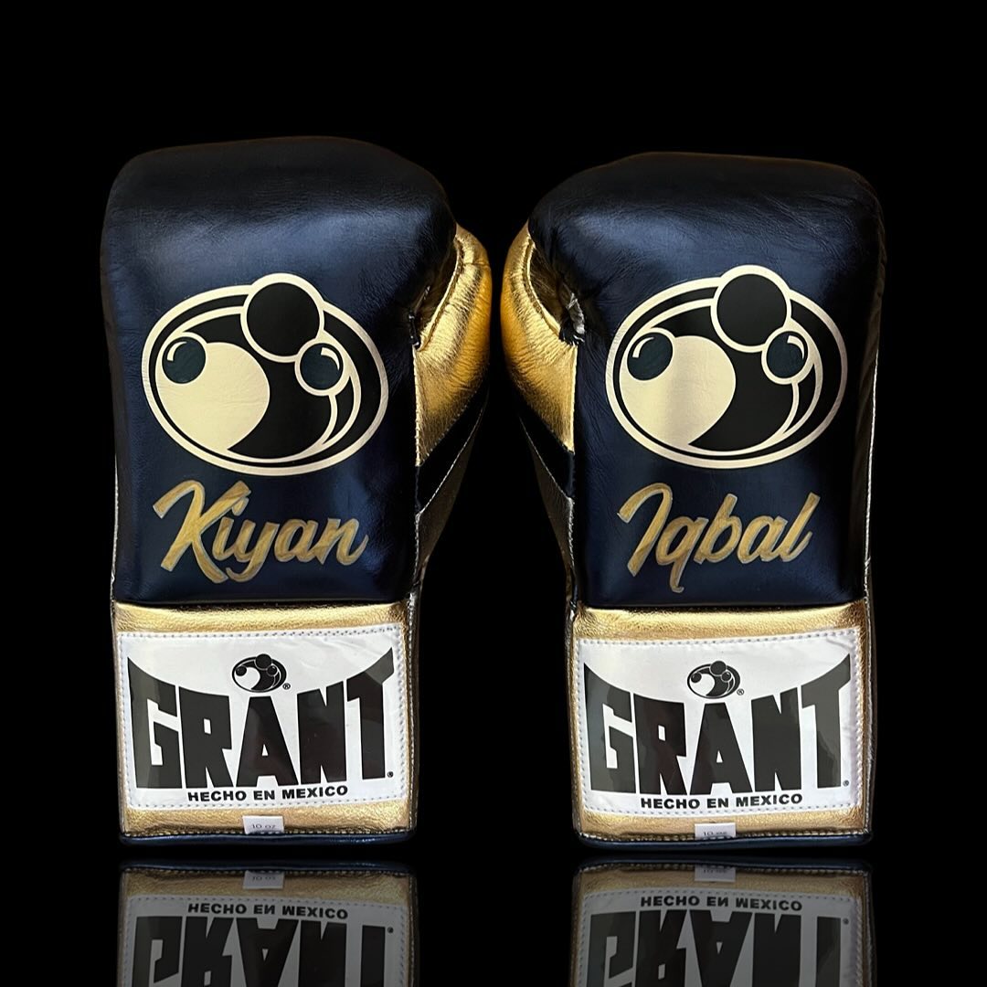Customizable Boxing Sets Gray/Gold