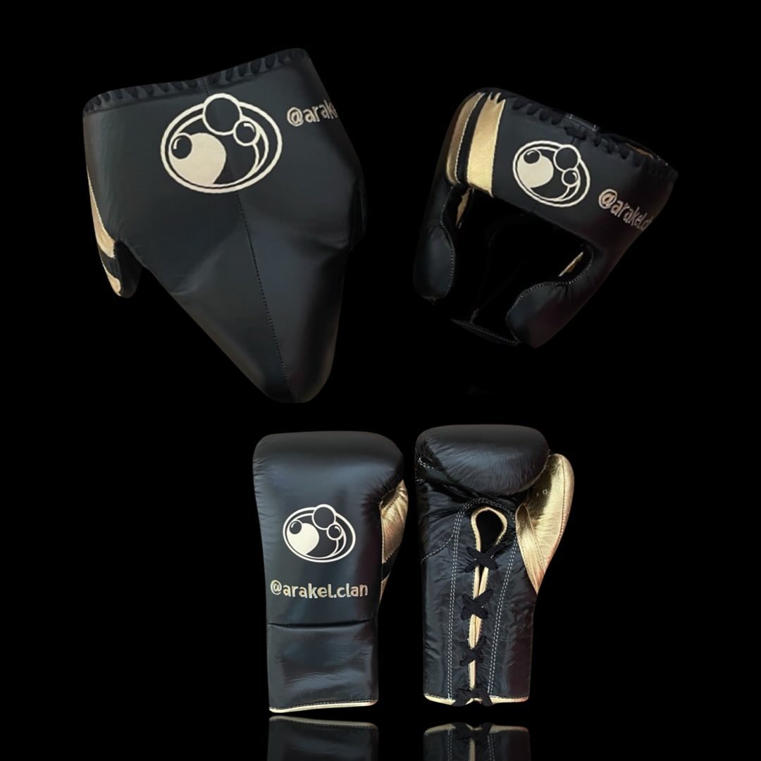 Customizable Boxing Sets Brown/Gold
