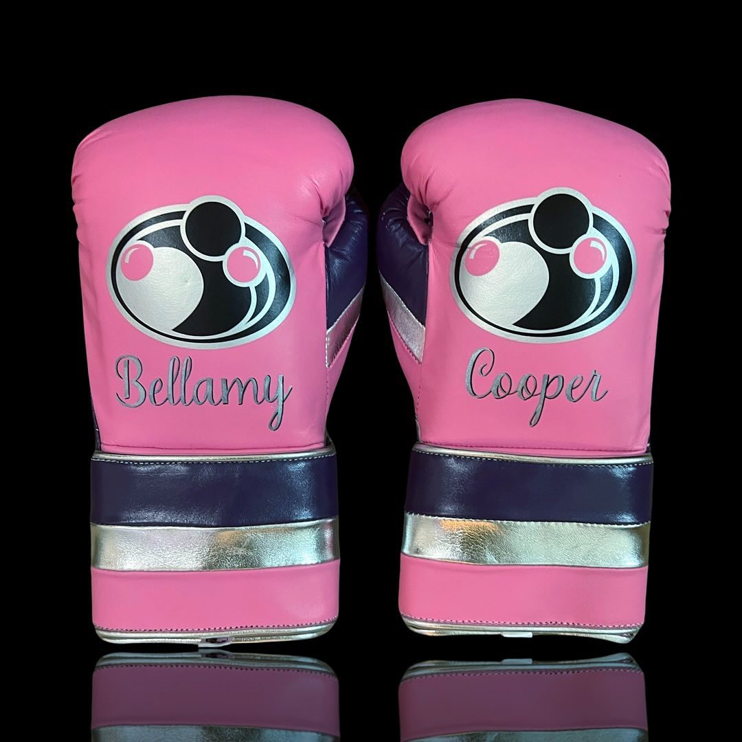 Customizable boxing glove , Fiest Gloves online , High Quality COPIES of Branded Gloves Pink/Purple