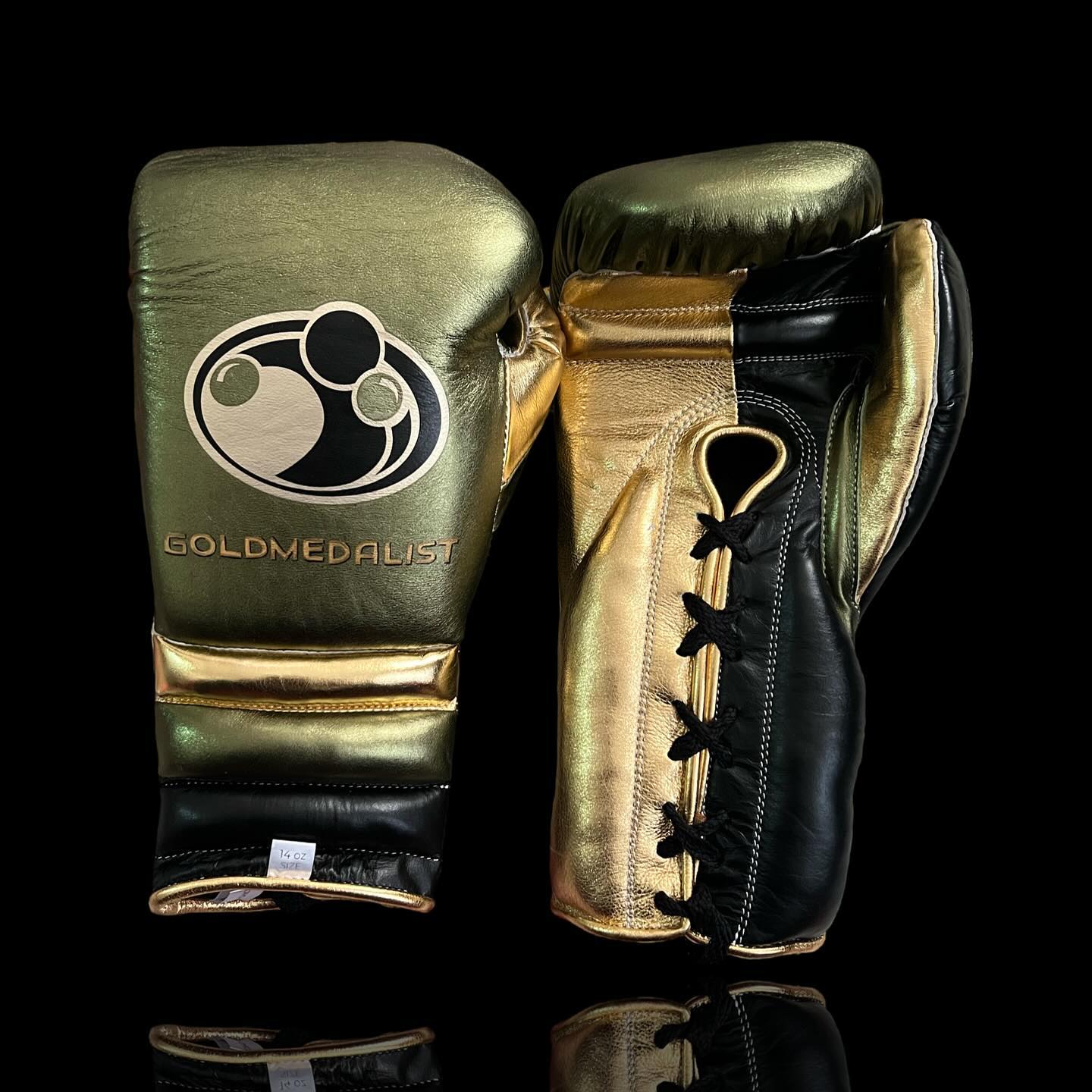 Customizable Boxing Sets Green/Gold