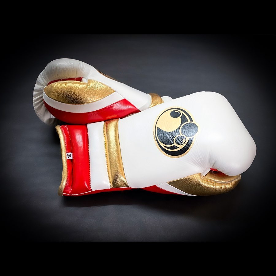 Customizable boxing glove , Fiest Gloves online , High Quality COPIES of Branded Gloves White/Red
