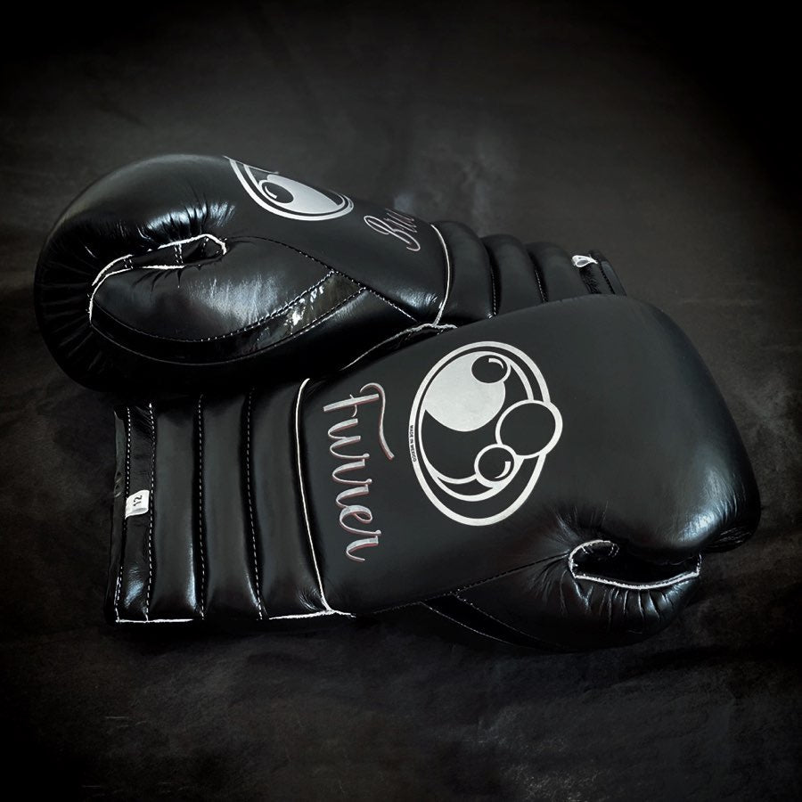 Customizable boxing glove , Fiest Gloves online , High Quality COPIES of Branded Gloves Black