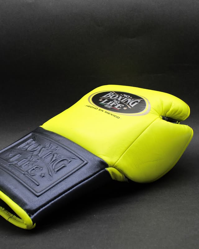 No Boxing No Life Glove - online, NBNL Boxing Gloves, Leather Gloves Limited Edition Gold/white
