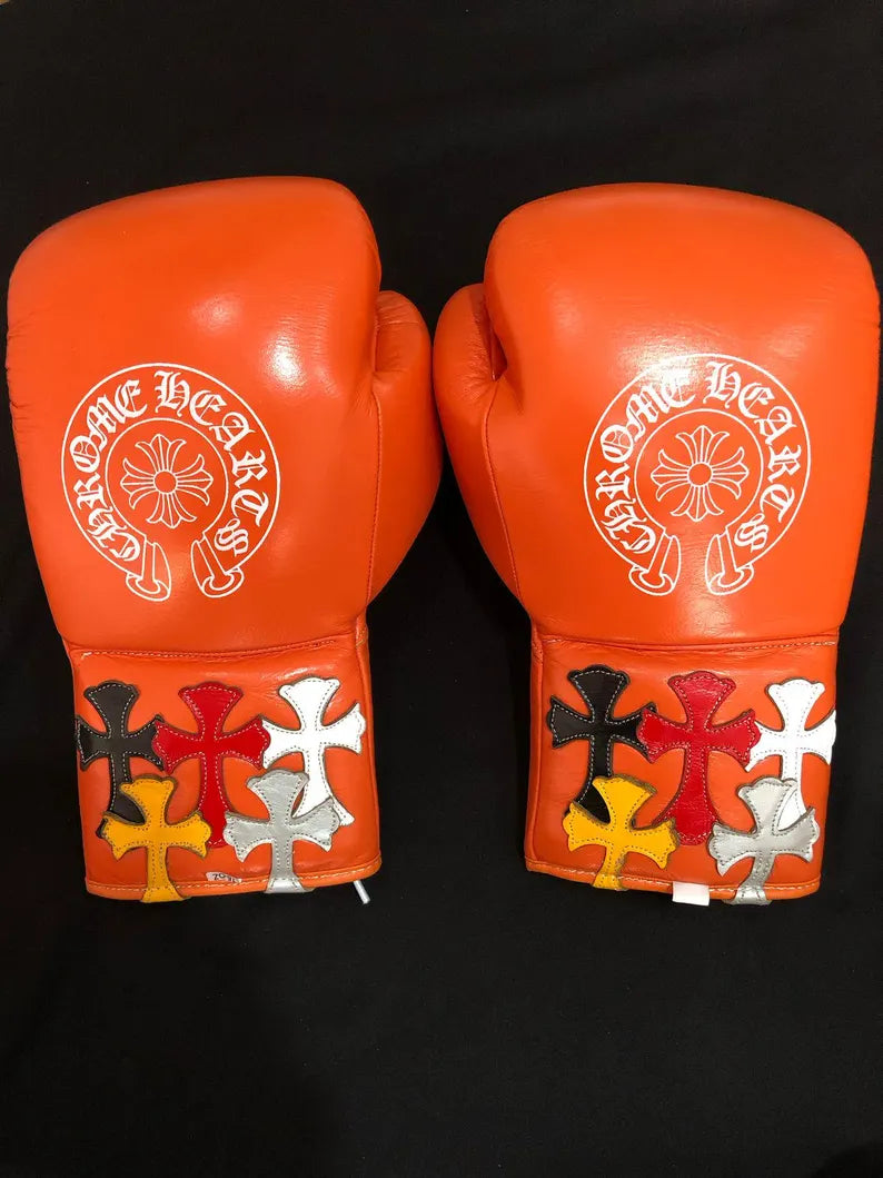Customizable boxing glove , Fiest Gloves online , orange boxing gloves, High Quality COPIES of Branded Gloves, BLACK Birthday gift for Friends,