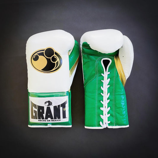 Customizable boxing glove , Fiest Gloves online , High Quality COPIES of Branded Gloves White/Green