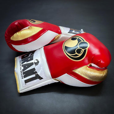 Customizable boxing glove , Fiest Gloves online , High Quality COPIES of Branded Gloves Red/White