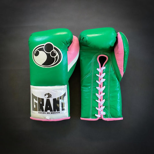 Customizable boxing glove , Fiest Gloves online , High Quality COPIES of Branded Gloves Green/Pink