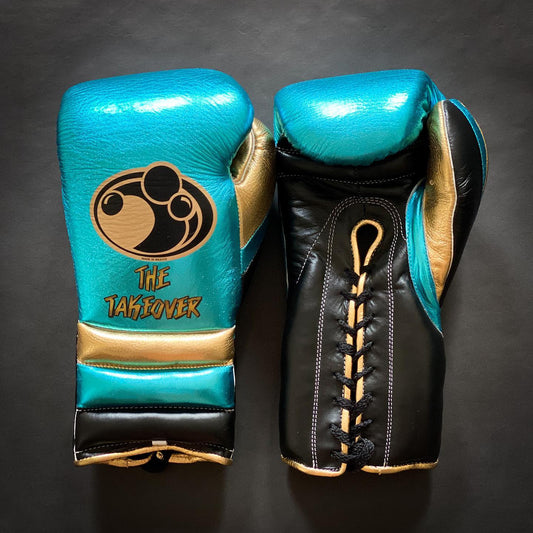 Customizable boxing glove , Fiest Gloves online , High Quality COPIES of Branded Gloves Blue/Gold