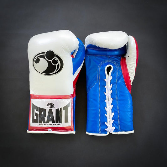 Customizable boxing glove , Fiest Gloves online , High Quality COPIES of Branded Gloves White/Blue