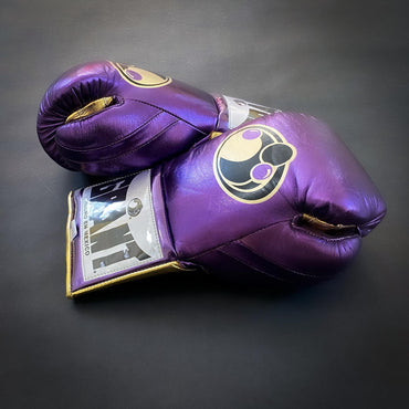 Customizable boxing glove , Fiest Gloves online , High Quality COPIES of Branded Gloves Purple/Gold