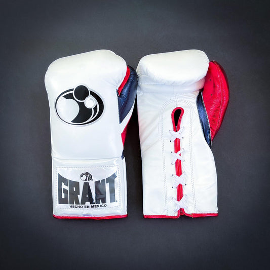 Customizable boxing glove , Fiest Gloves online , High Quality COPIES of Branded Gloves White/Blue