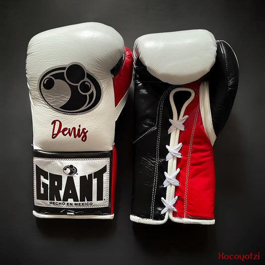 Customizable boxing glove , Fiest Gloves online , High Quality COPIES of Branded Gloves White/Red