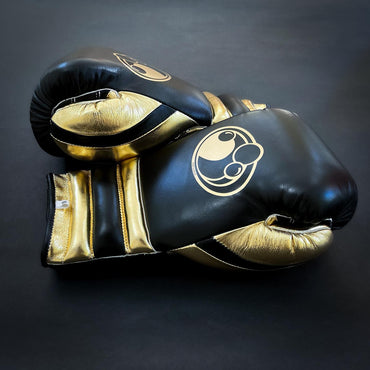 Customizable boxing glove , Fiest Gloves online , High Quality COPIES of Branded Gloves Black/Gold