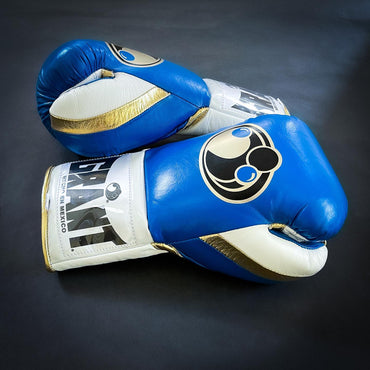 Customizable boxing glove , Fiest Gloves online , High Quality COPIES of Branded Gloves Blue/White