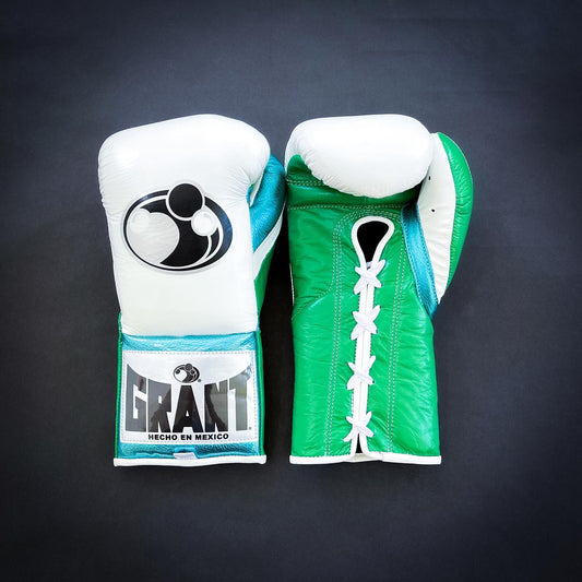 Customizable boxing glove , Fiest Gloves online , High Quality COPIES of Branded Gloves White/Green