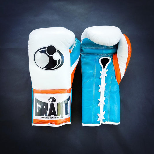 Customizable boxing glove , Fiest Gloves online , High Quality COPIES of Branded Gloves White/Blue