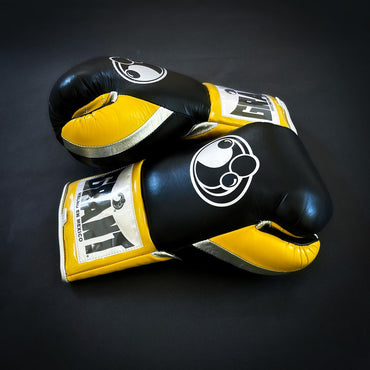 Customizable boxing glove , Fiest Gloves online , High Quality COPIES of Branded Gloves Black/Yellow