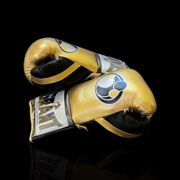 Customizable boxing glove , Fiest Gloves online , High Quality COPIES of Branded Gloves Gold/Black