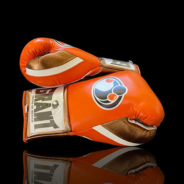 Customizable boxing glove , Fiest Gloves online , High Quality COPIES of Branded Gloves Orange/Brown