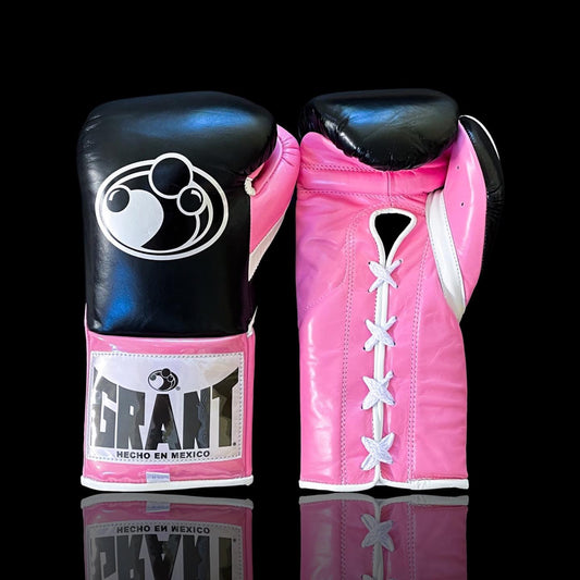 Customizable boxing glove , Fiest Gloves online , High Quality COPIES of Branded Gloves Black/Pink