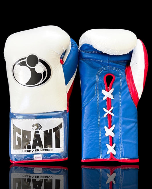 Customizable boxing glove , Fiest Gloves online , High Quality COPIES of Branded Gloves White/Blue