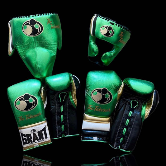 Customizable Boxing Sets Green/Gold