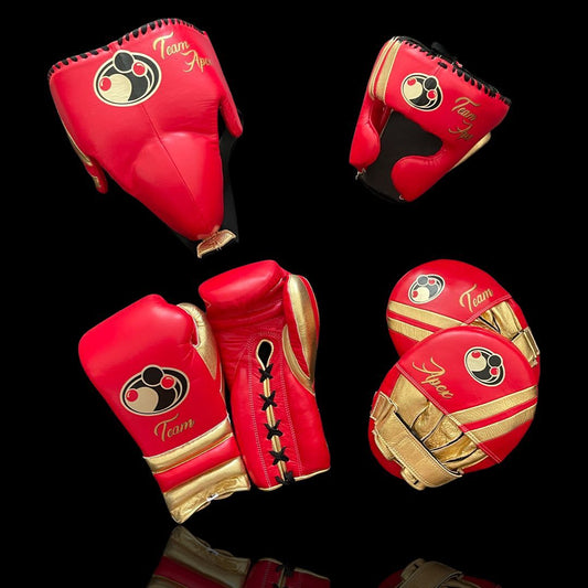 Customizable Boxing Sets Sky Red/Gold
