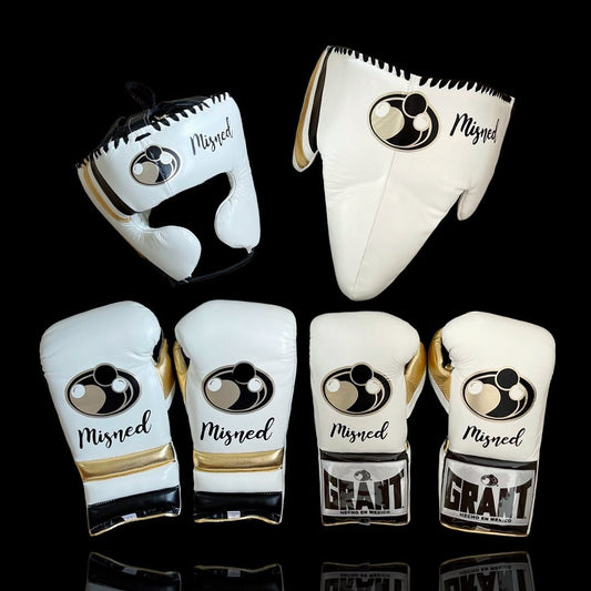 Customizable Boxing Sets White/Gold