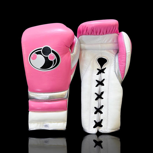Customizable boxing glove , Fiest Gloves online , High Quality COPIES of Branded Gloves Pink/White (Copy)