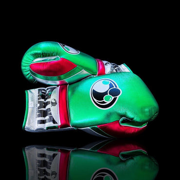 Customizable boxing glove , Fiest Gloves online , High Quality COPIES of Branded Gloves Green/Silver