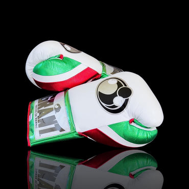Customizable boxing glove , Fiest Gloves online , High Quality COPIES of Branded Gloves White/Green