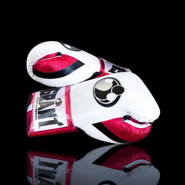 Customizable boxing glove , Fiest Gloves online , High Quality COPIES of Branded Gloves White/Red