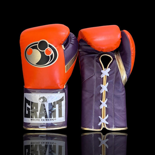 Customizable boxing glove , Fiest Gloves online , High Quality COPIES of Branded Gloves Orange/Purple (Copy)