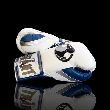 Customizable boxing glove , Fiest Gloves online , High Quality COPIES of Branded Gloves White/Blue