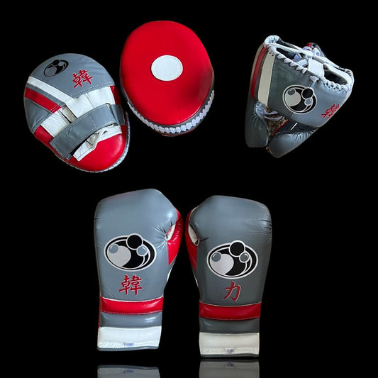 Customizable Boxing Sets Gray/Red