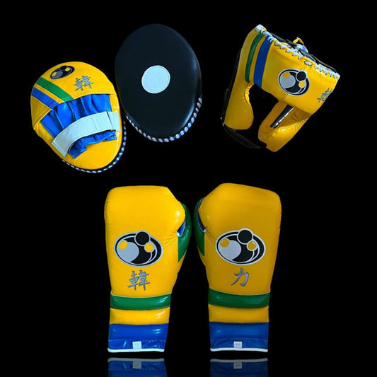 Customizable Boxing Sets Yellow/Blue