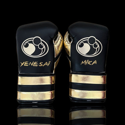 Customizable boxing glove , Fiest Gloves online , High Quality COPIES of Branded Gloves Black/Gold