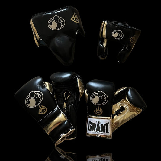 Customizable Boxing Sets Brown/Gold