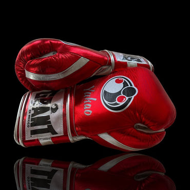 Customizable boxing glove , Fiest Gloves online , High Quality COPIES of Branded Gloves Red/White