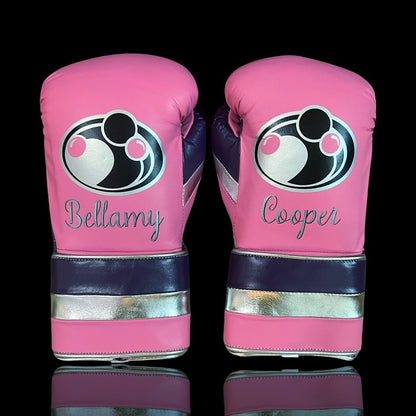 Customizable boxing glove , Fiest Gloves online , High Quality COPIES of Branded Gloves Pink/Purple