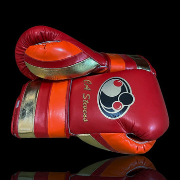 Customizable boxing glove , Fiest Gloves online , High Quality COPIES of Branded Gloves Red/Orange