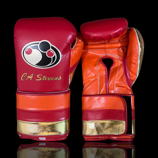 Customizable boxing glove , Fiest Gloves online , High Quality COPIES of Branded Gloves Red/Orange