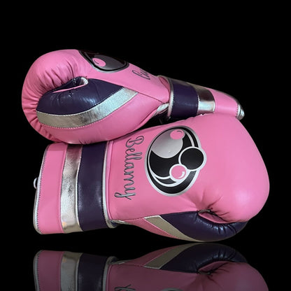 Customizable boxing glove , Fiest Gloves online , High Quality COPIES of Branded Gloves Pink/Purple