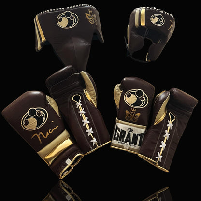 Customizable Boxing Sets Brown/Gold