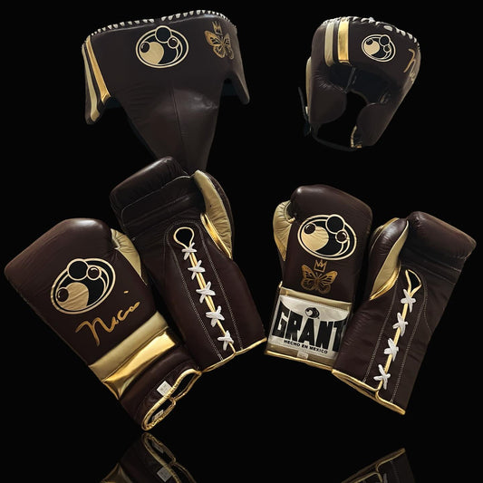 Customizable Boxing Sets Brown/Gold